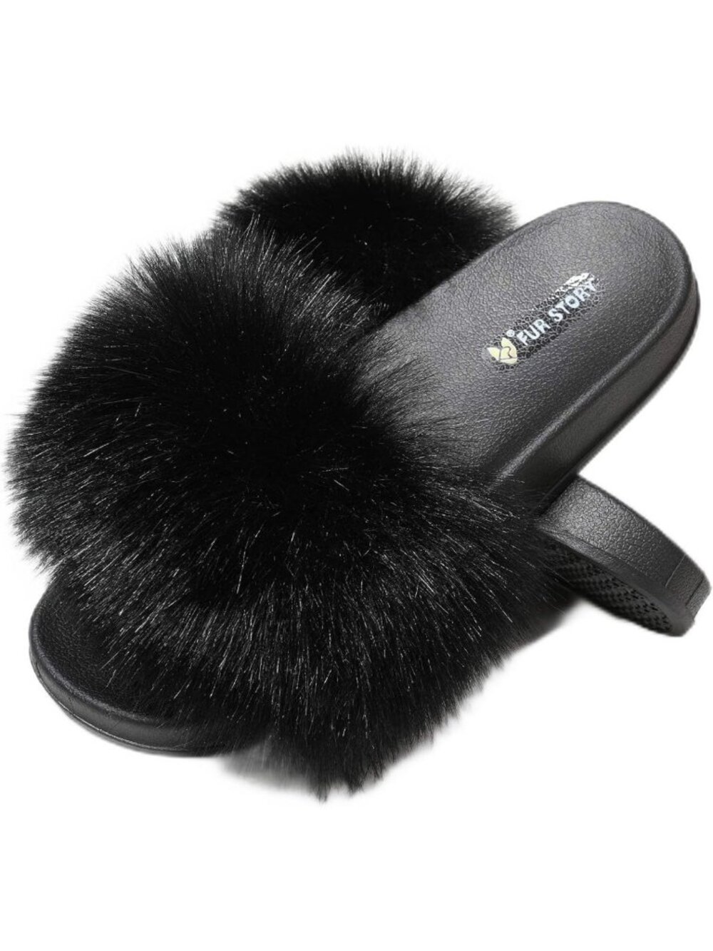 Cozy Furry Slides | Faux Fur Slippers & Fluffy Sandals for Indoor/Outdoor Use